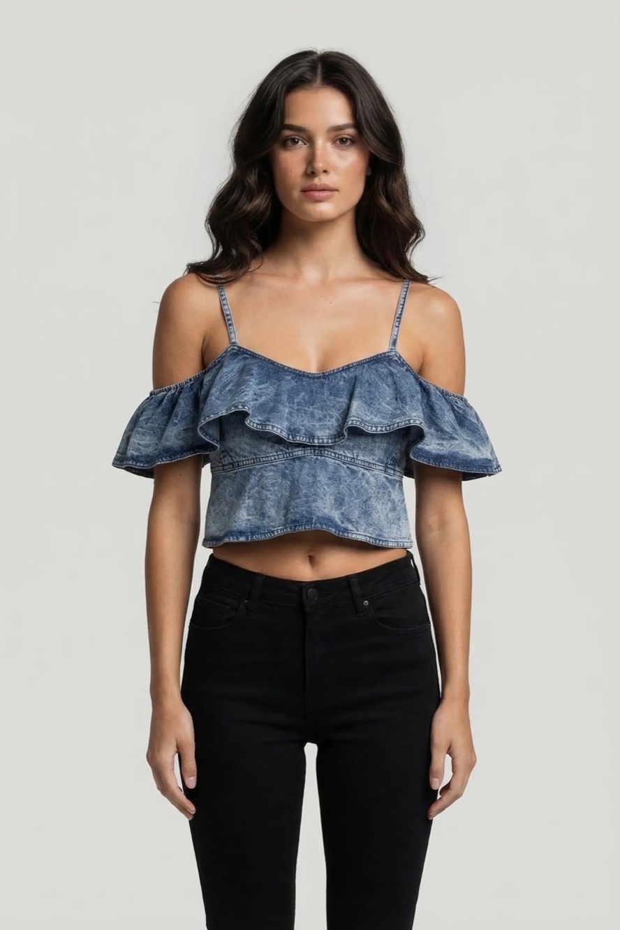 NWT Isabel Marant Voloteo Blouse Blue Sz 2